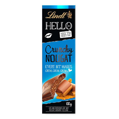 Lindt - Hello Crunchy Nougat - 100g Top Merken Winkel
